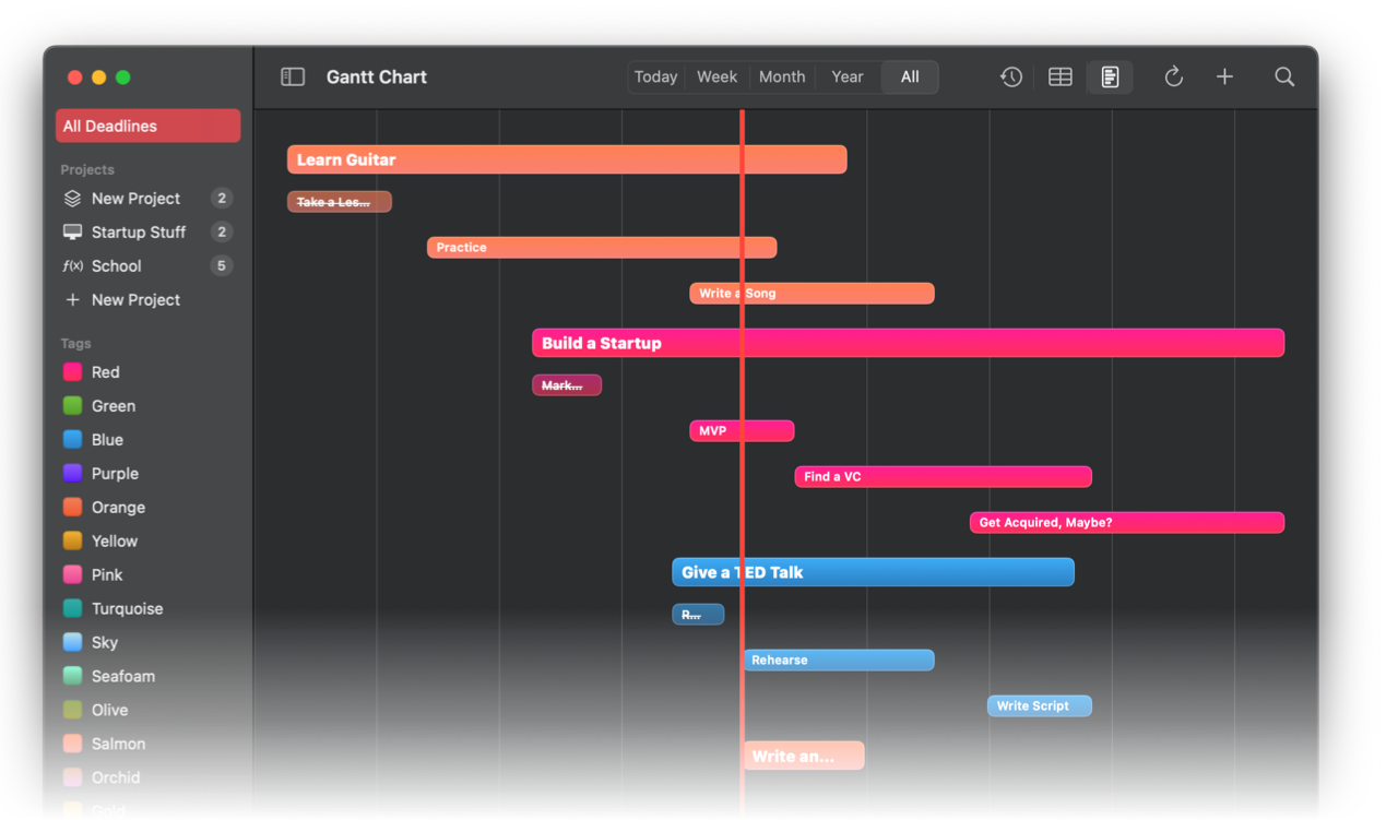 Deadliner is a visual task management app